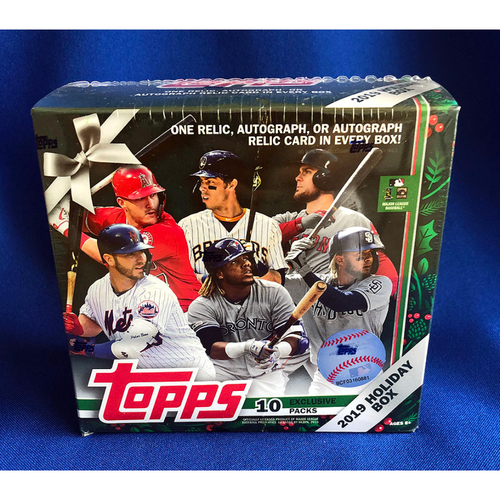 UMPS CARE AUCTION: 2019 Topps Baseball Cards Holiday Box