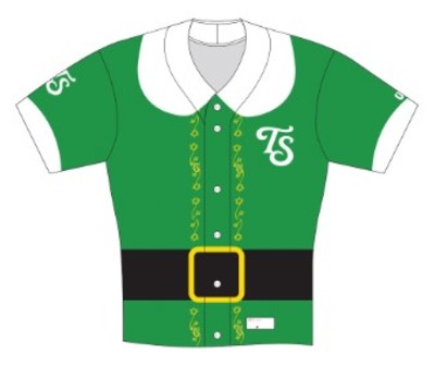 Luke Little Game Worn Christmas in July Jersey #27 Size XL