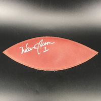 NFL - Vikings Warren Moon Signed Leather Panel