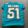 NFL - Dolphins Trill Williams Game Cut Jersey Size 40