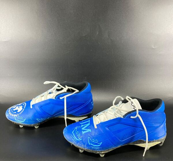 MCMC - Packers Matthew Orzech Game Worn Custom Cleats 2025 Season Size 1...