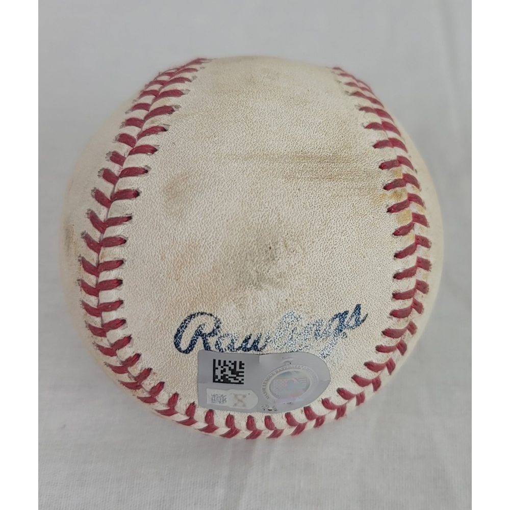 2022 Game Used Baseball Pitcher Justin Verlander Batter Adley 