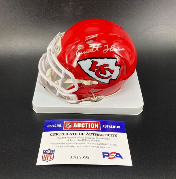 HOF - Chiefs Emmitt Thomas Signed Mini Helmet
