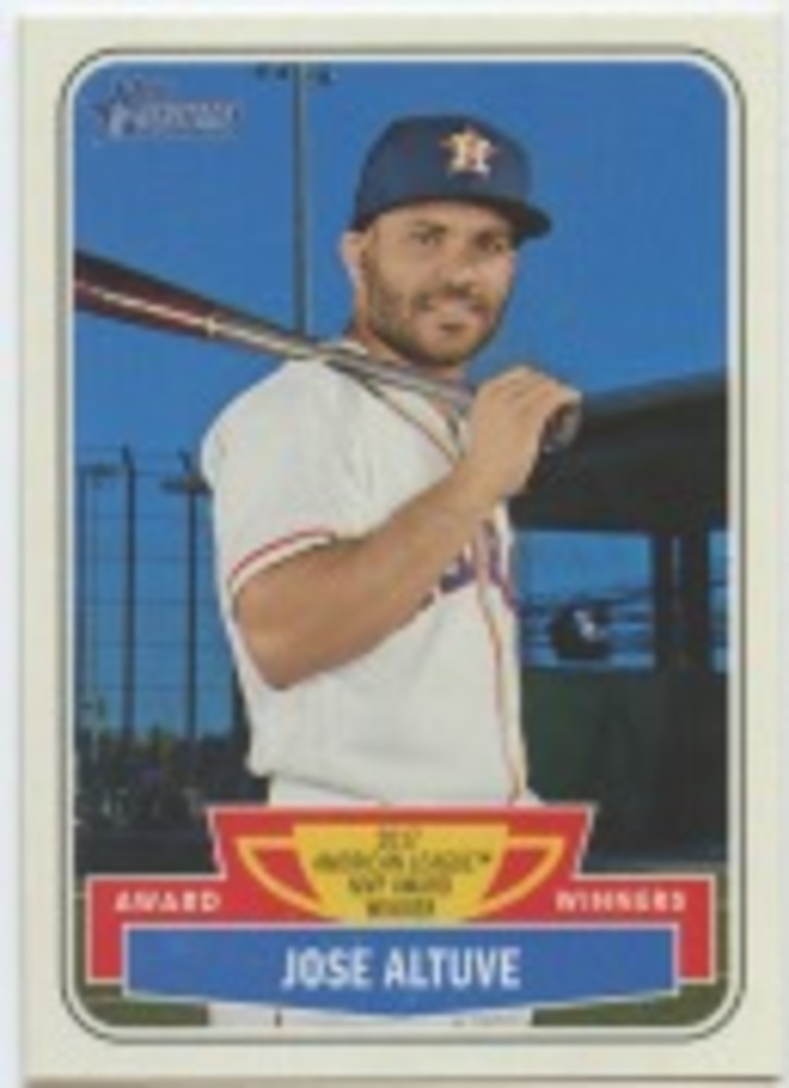 2018 Topps Heritage Award Winners #AW1 Jose Altuve
