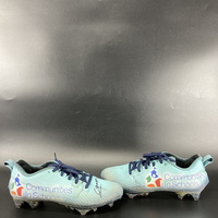MCMC - Commanders Christian Holmes Signed Custom Cleats Supporting Commu...