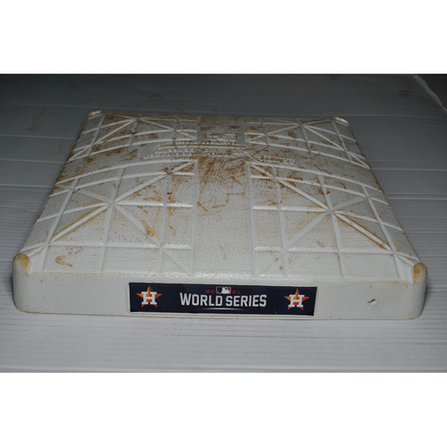 Game-Used Base - 2021 World Series - Game 6 - Braves at Astros - (11/2/2021) - 3rd Base used in Innings 4-6