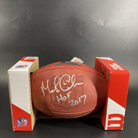 HOF - Saints Morten Andersen Signed Authentic Foobtall with Pro Bowl Log...