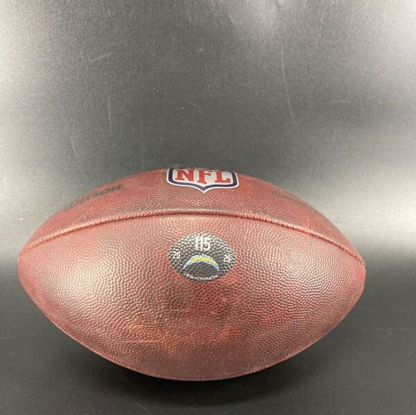 Chargers Game Used Football - (9/28/2025) Individually Numbered 115 / Ne...