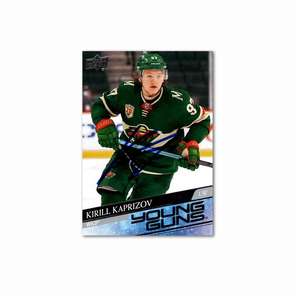 2020-21 UD Young Guns #451 Kirill Kaprizov Autographed Rookie Card