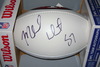 49ERS - MICHAEL WILHOITE SIGNED PANEL BALL W/49ERS LOGO