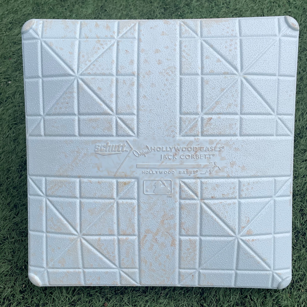 Game Used 2nd Base Old Timers Day Top of 1st Inning 2022 Old