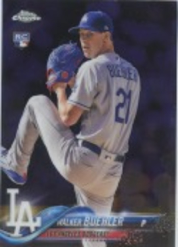 2018 Topps Chrome Update #HMT19 Walker Buehler Rookie Card