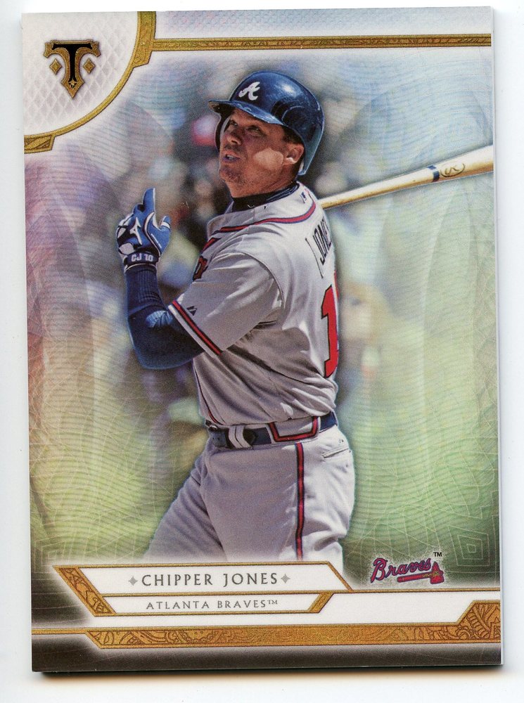 2018 Topps Triple Threads #88 Chipper Jones