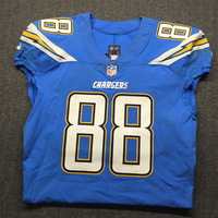 London Games - Chargers Virgil Green Game Worn Jersey (10/21/18) Size 44