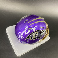 NFL - Ravens Roquan Smith Signed Flash Mini Helmet