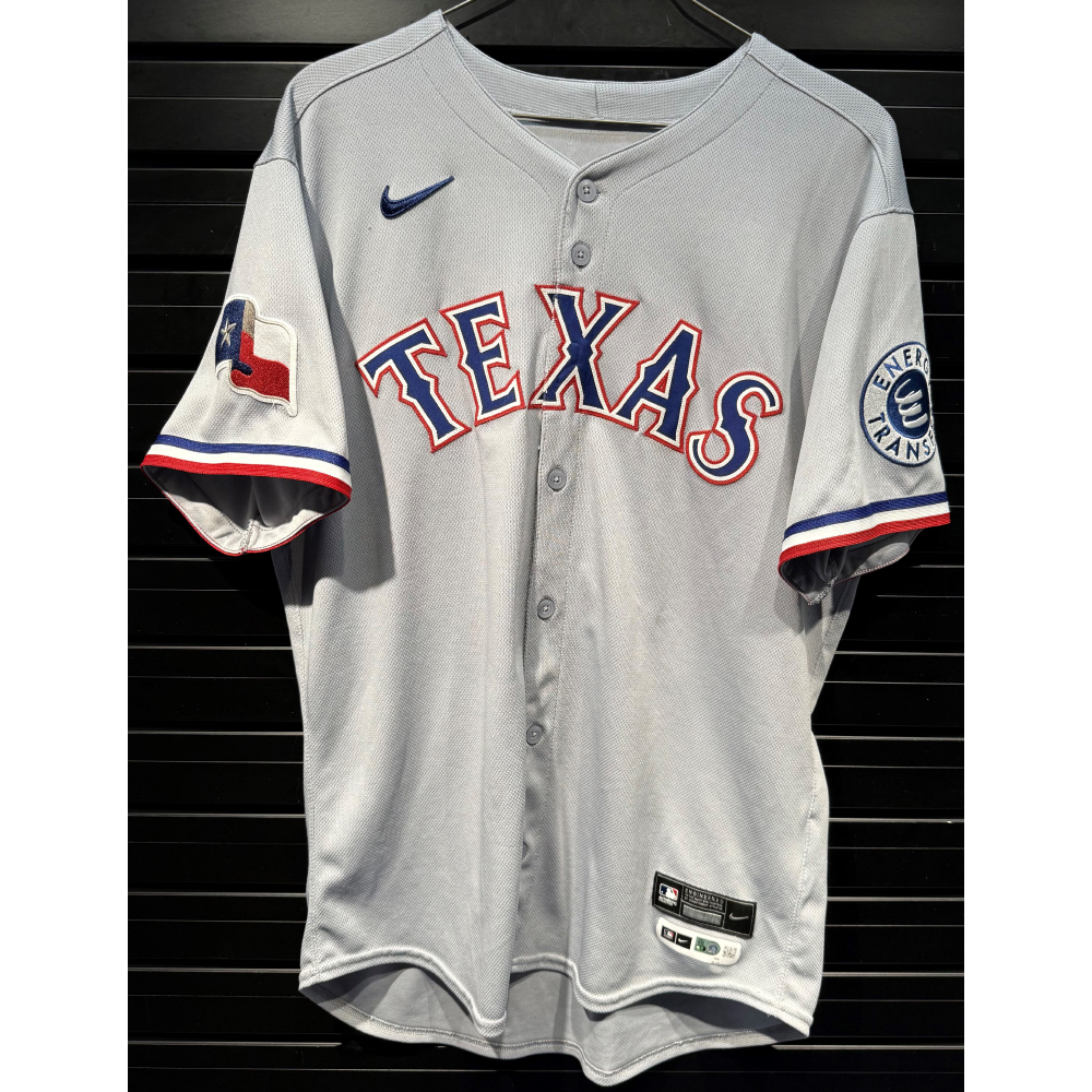 Wyatt Langford #36 Texas Rangers Game-Used 2025 Road Jersey - 3