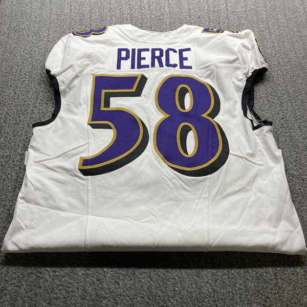 London Games - Ravens Michael Pierce Game Worn Jersey (10/15/23) Size 44...
