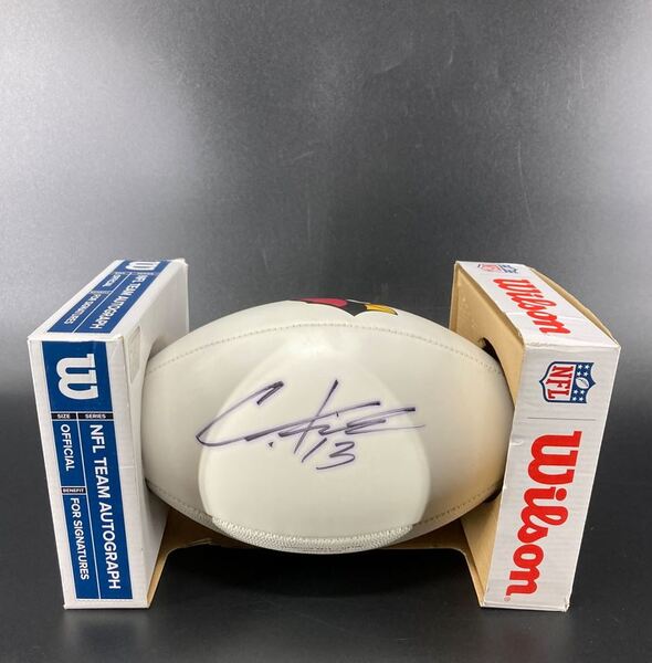 Cardinals - Christian Kirk Signed Panel Ball With Cardinals Logo