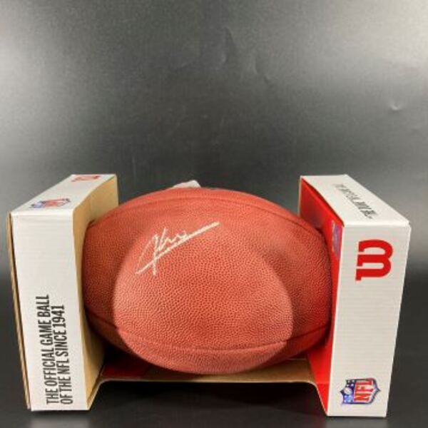NFL - 49ers Keion White Signed Authentic Football