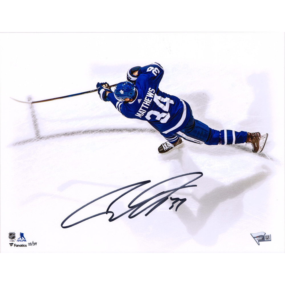 Auston Matthews Toronto Maple Leafs Autographed 11