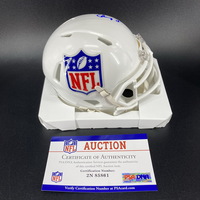 NFL - Dolphins Channing Tindall Signed NFL Shield Mini Helmet