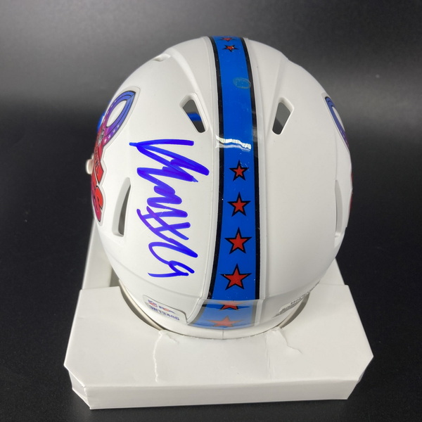 NFL - Packers Xavier McKinney Signed Mini Helmet with Pro Bowl Logo