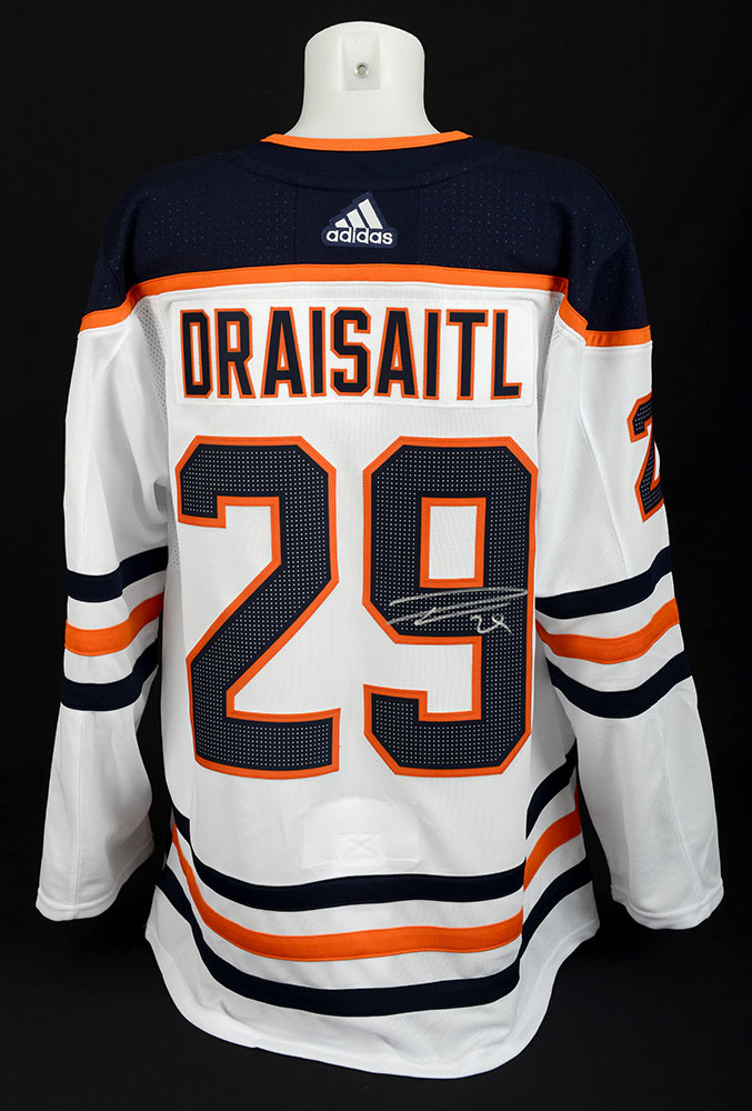 thumbnail interactive-video image 1 of Youth NHL Premier Team Color Jersey – Edmonton Oilers Official Style, Mesh Underarm, Tagless Neck 1 of 13