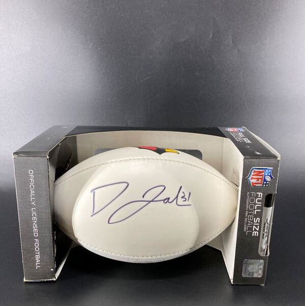 Cardinals - David Johnson Signed Panel Ball With Cardinals Logo