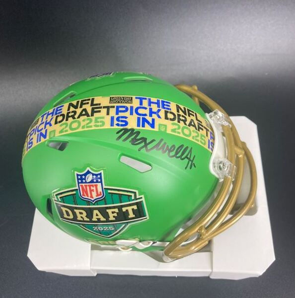 NFL - Bills Maxwell Hairston Signed NFL Draft Mini Helmet