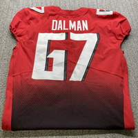 International Series - Falcons Drew Dowman Game Worn Jersey (10/10/2021)...