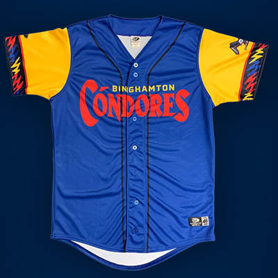 #33 GAME ISSUED Binghamton Condores Jersey