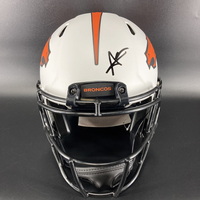 NFL - Broncos Audric Estime Signed Authentic Lunar Eclipse Helmet