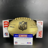 NFL - Lions Terrion Arnold Signed Gold Composite Football
