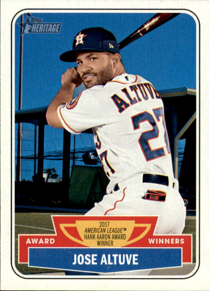 2018 Topps Heritage Award Winners #AW9 Jose Altuve