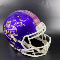 NFL - Eagles Jalen Hurts Signed Authentic 2020 Draft Speed Helmet