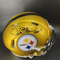 HOF - Steelers Jerome Bettis Signed Authentic Flash Speed Helmet