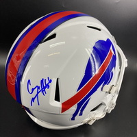 NFL - Bills Connor McGovern Signed Replica Speed Helmet