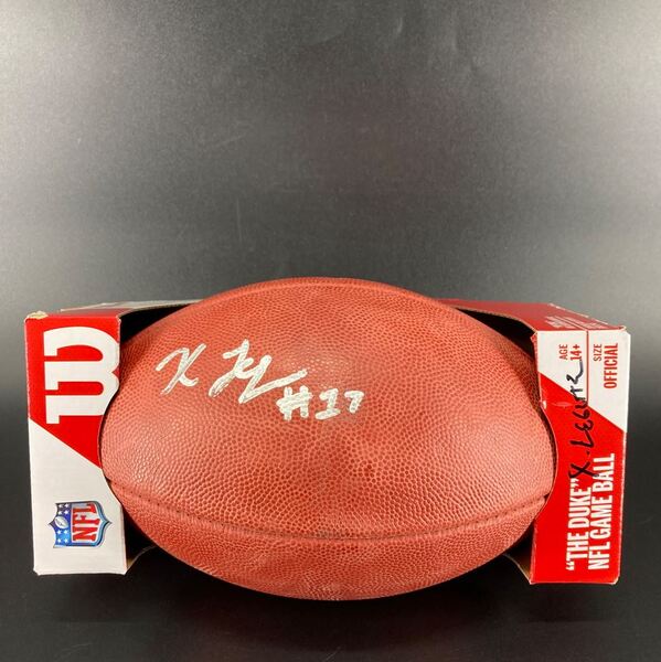 NFL - Panthers Xavier Legette Signed Authentic Football