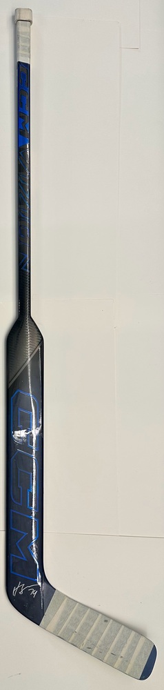 #74 Juuse Saros Game Used Stick - Autographed - Nashville Predators