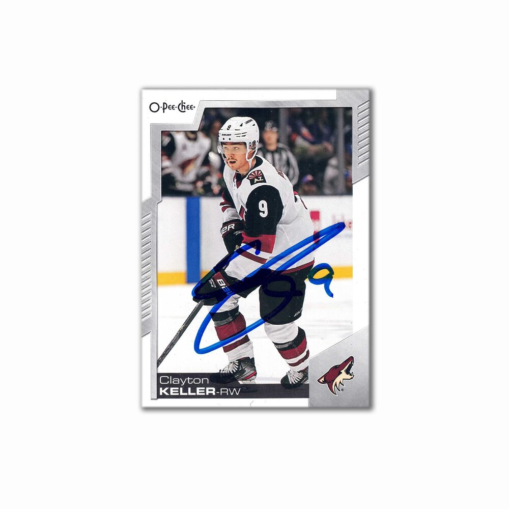 2021-21 OPC #432 CLAYTON KELLER Autographed Card