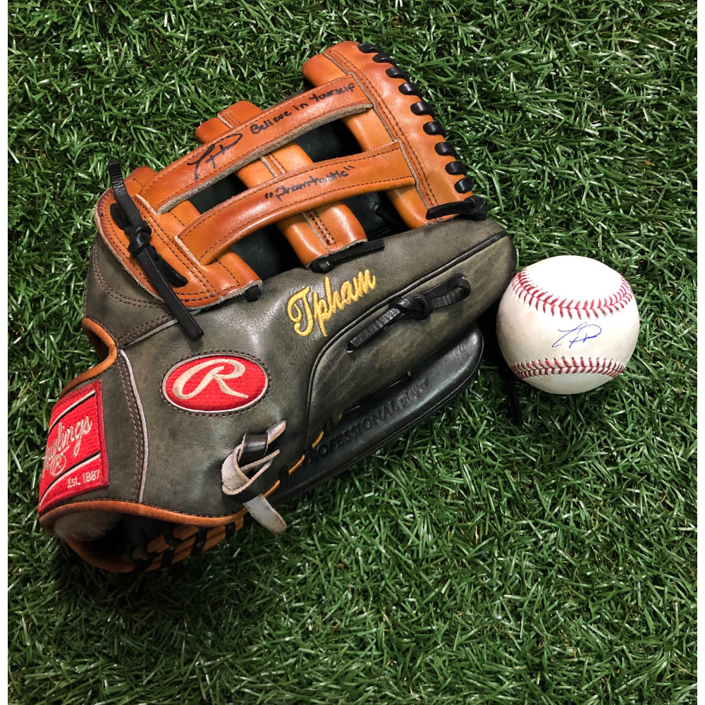 game used baseball glove