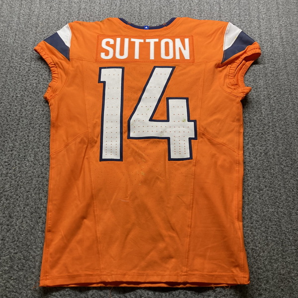 Crucial Catch - Broncos Courtland Sutton Game Worn Jersey (10/13/2024) S...