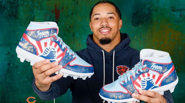 MCMC - Bears Daniel Hardy Custom Cleats 2025 Season Size 13 - Proceeds B...