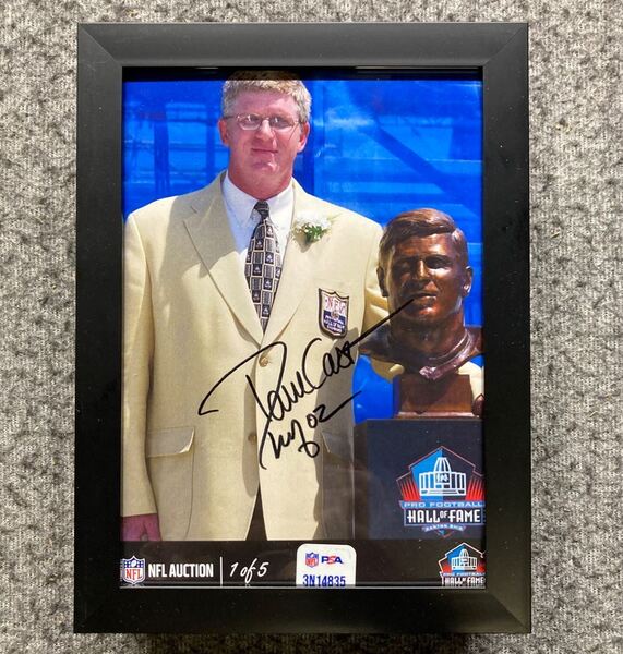 HOF - Raiders Dave Casper NFL Auction Exclusive Signed 5x7 Photo Individ...