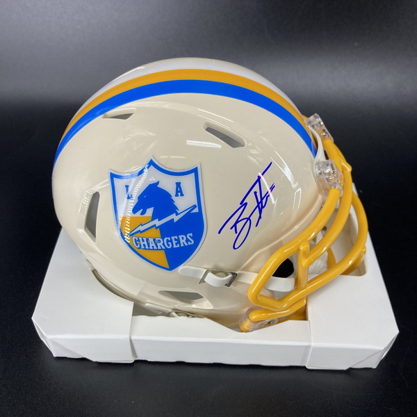 NFL - Chargers Brenen Thompson Signed Retro Mini Helmet