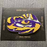 LSU Justin Jefferson Signed 3D Metal Wall Art (15.5 x 9.5)