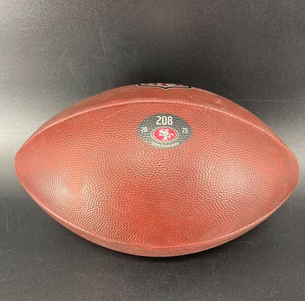 NFL - 49ers Game Used Football (2025 Season) Individually Numbered 208. ...
