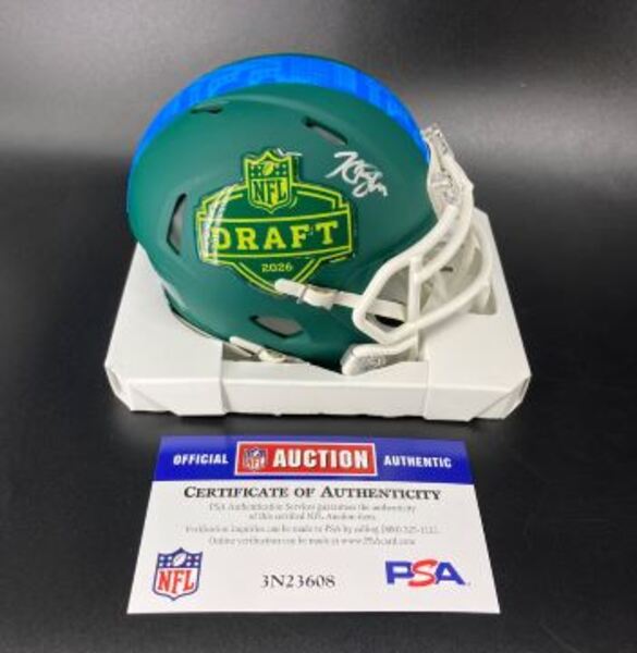 NFL - 49ers Kaelon Black Signed '26 Draft Speed Mini Helmet