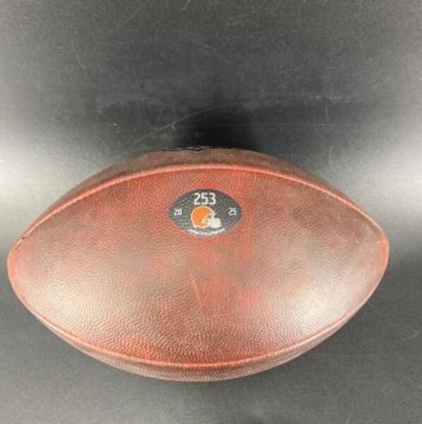 NFL - Browns Game Used Football (10/19/2025)) Individually Numbered 253 ...