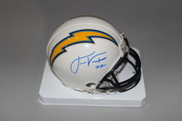 Chargers - Jason Verrett signed Chargers mini helmet